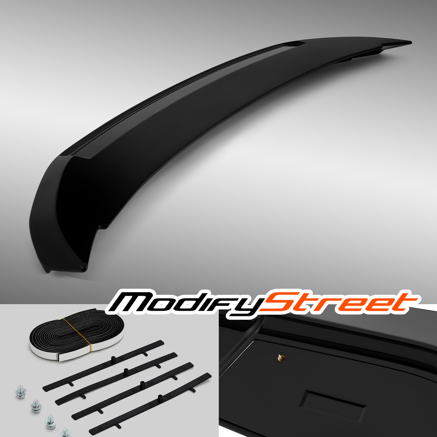 For 10-14 Ford Mustang Shelby GT500 Style Gloss Black Trunk Deck Lid Spoiler Wing